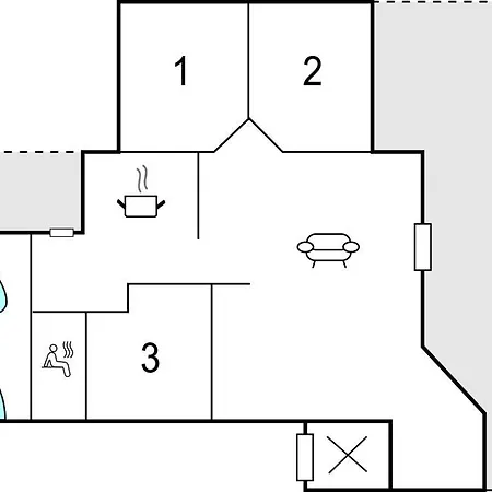 Duevaenget Xi Feriehus Nordenbro Vesteregn